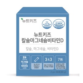 NutKids Calcium Magnesium Vitamin D 30 Tablets, 60g, 1 Pack