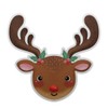 WIRESTER Fridge Magnet Decoration for Kitchen Refrigerator, Christmas Reindeer Face