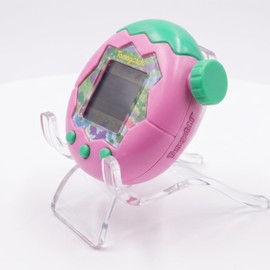 Rich Peach Tamagotchi Paradise Clear Stand for Display, Freestanding, Portable, Protective Case, Scratch Prevention, Drop Prevention, Set of 2