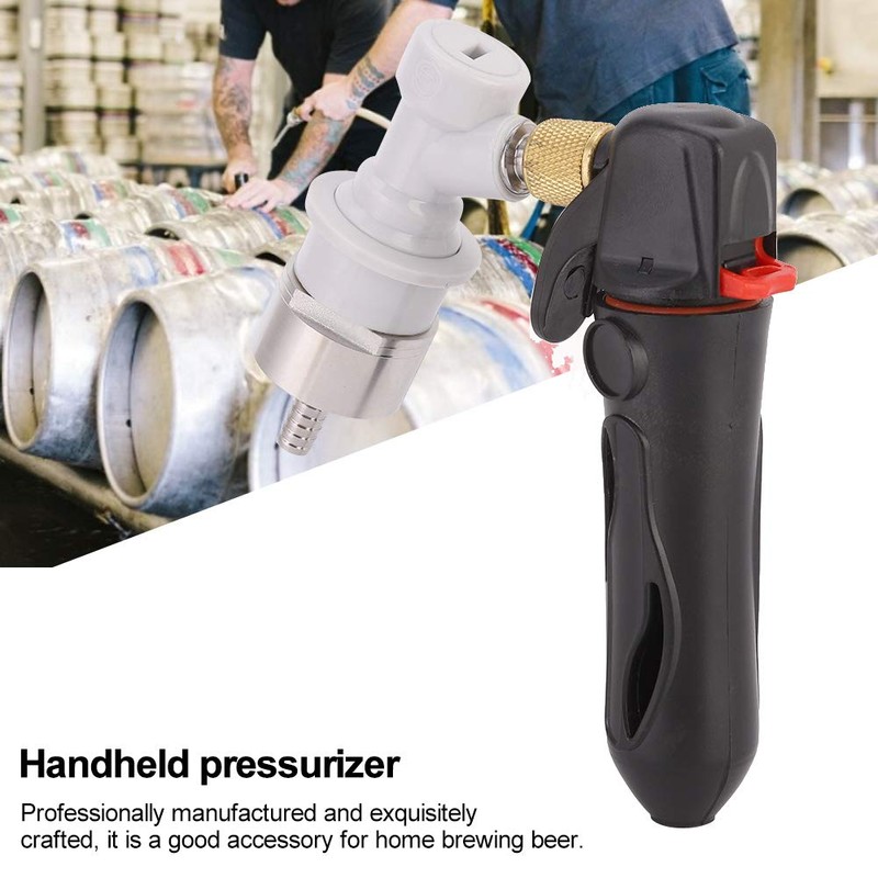 QANYEGN Hand Held Pressurizer, Pressurizer Keg Kit, Includes Carbonated Lid,