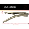 Hot Max 24124 Oxy-Acetylene Hose Crimping Tool, Locking Plier Type