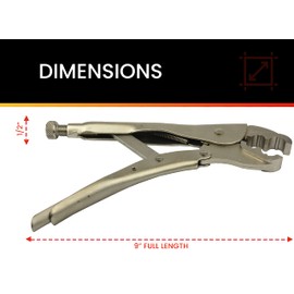Hot Max 24124 Oxy-Acetylene Hose Crimping Tool, Locking Plier Type