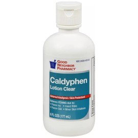 ON CONTAINER GNP CALDYPHEN CLEAR LOT 6 OZ  COMPARE TO CALADRYL CLEAR