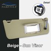Right Passenger Side Sun Visor Beige Compatible with 2016-2022 Honda