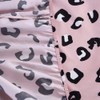 JQWUPUP Leopard Print Microfiber King Fitted Bed Sheet, Fitted Sheet