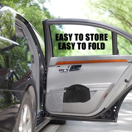 xbrtaia Windshield Sun Shade for SUV Pick up or Truck, 63.4" x 31.8" Black Car Sunshade for Front Windshield Funy Sun Visor Protector…