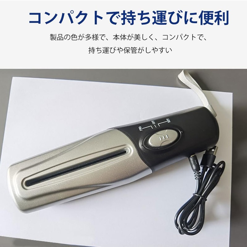 Zerodis USB Electric Shredder Small Portable Continuous Shredding Easy Operation,