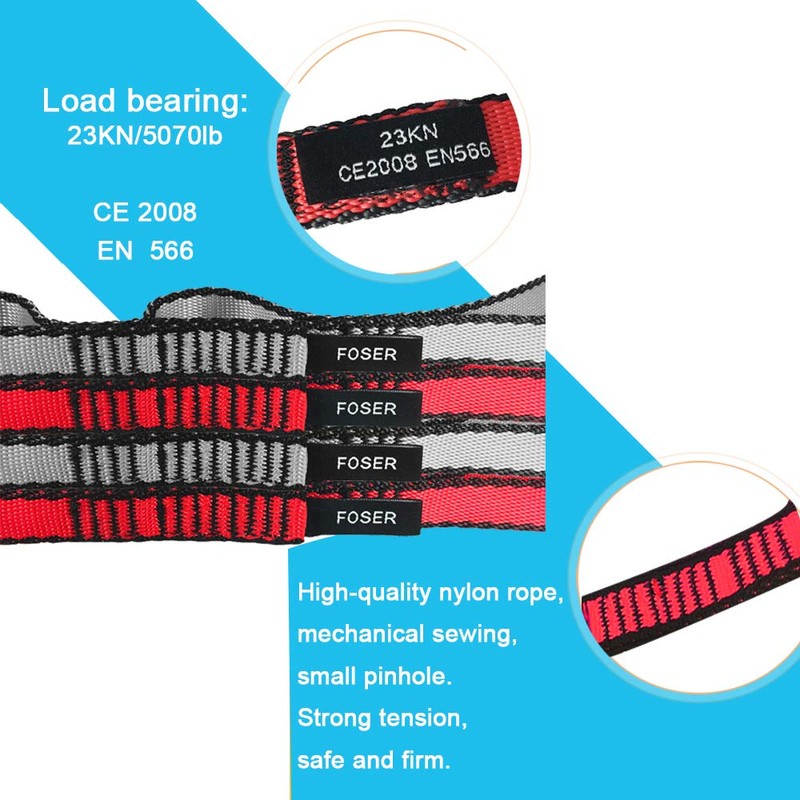 FOSER 2pcs Yoga Hammock Extension Strap Yoga Extender Strap Daisy