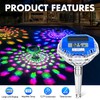 Sinbyuer Optimized Solar Digital Pool Thermometer with Dynamic Light Show
