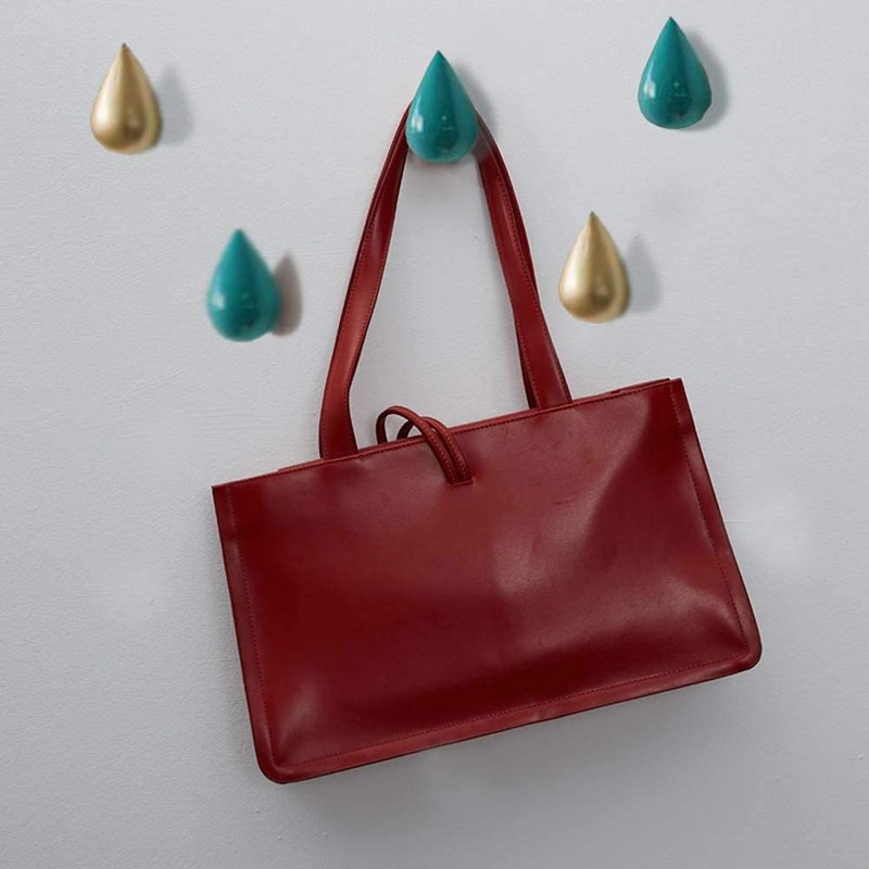 Pack of 2 Creative Water Drop Coat Hooks Wall Mounted
