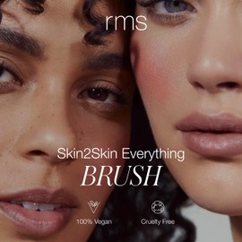 RMS Beauty Skin2Skin Everything Brush - Cream & Powder Brush, Contour, Highlighter, Setting Powder, or Blush Brush, Makeup Brush Cream & Powder Makeup