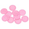 sourcing map 10pcs 40L Sewing Buttons 1"(25mm) Resin Round Flat