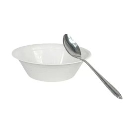 Boris 6 Juegos De Platos Pozoleros 915ml Y Cuchara De Acero Inox