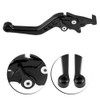 EVGATSAUTO Motorcycle Brake Lever, 2 Pieces CNC Aluminium Alloy Motorcycle