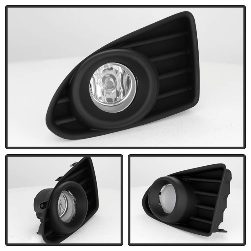 ACANII - For 2012-2015 Scion iQ Hatchback (Glass Lens) Bumper