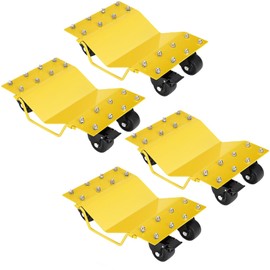 Car Dolly with 8000 LBS Capacity, Car Wheel Dolly with Security Lock, Wheel Dollies for Vehicle Moving, Garage Auto Repair