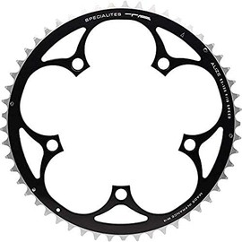 Spécialités TA Unisex's Alize 130 PCD, 9/10 Speed Chainring, Black, 40T Inner