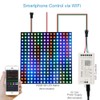 RGBZONE WS2812B WS2811 WS2801 LED SP108E WiFi Controller DC5~24V for