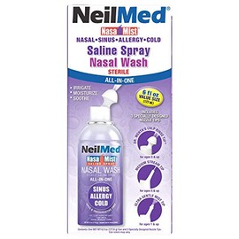 NeilMed NeilMed NasaMist All in One Multi Purpose Saline Spray, 6.3 Fl Oz