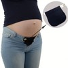 3-Piece Maternity Pants Extender Belt Set - Jeans Waistband Stretcher for Pregnant Women 3-piece Light Cotton Set