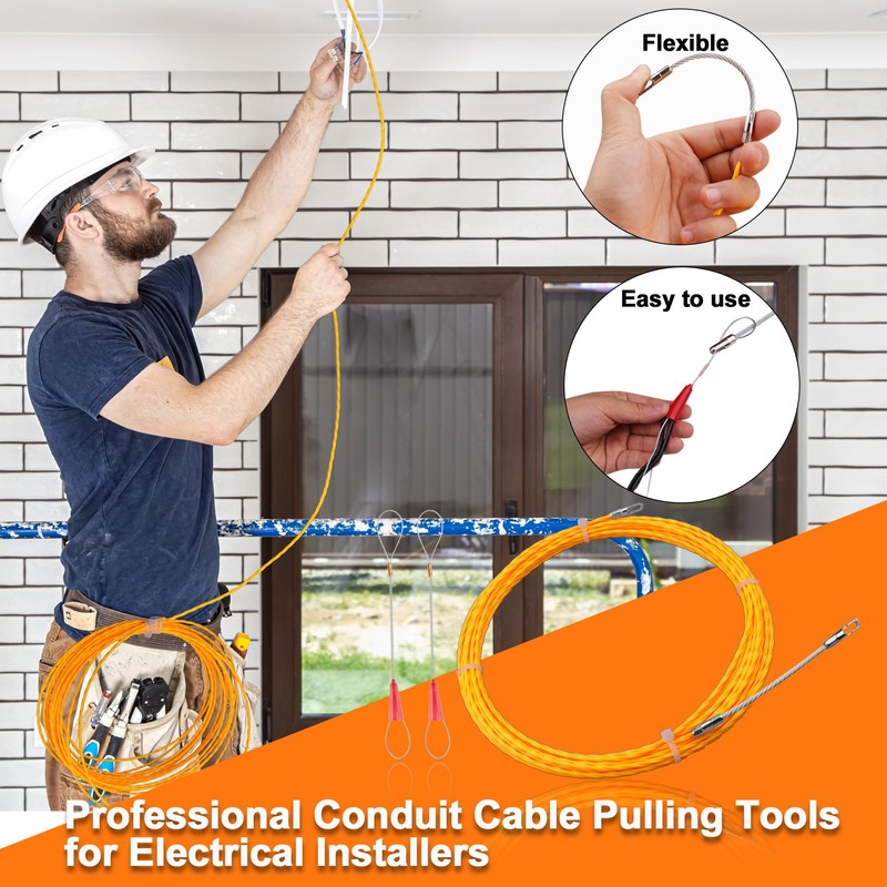 Retractable Spring 10 m - Cable Retraction Aid, Retractable Spring,