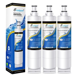 EXCELPURE 4396508 Refrigerator Water Filter，Replacement for Whirlpool EDR5RXD1,4396510, KitchenAid 4392857,EveryDrop FILTER 5,Kenmore 9010,NL240,LC400v, WF285,R-9010,WF-NL300,WSW-1，3 PACK