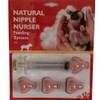 The Natural Nipple Nurser, Pet Feeding Nipple with Syringe,Puppy Bottles