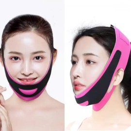얼굴 리프팅 밴드 얼굴 마사지 턱리프팅 턱살 이중턱 Face Lifting Band Face Massage Jaw Lifting Double Chin