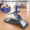 MASTERTOP Microfiber Mop for Floor Cleaning, Flat Dust Mop for