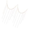 2pcs Hanging Photo Display Wall Decor with Wooden Beads Tassels