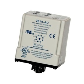 SYMCOM 201A-AU MOTORSAVER Voltage Monitor Relay 190-480V-AC 240V-AC D654294