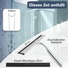 kowald Shower Squeegee Stainless Steel 25 cm Wide with Hanger