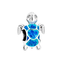 MiiFort Women Cute Sea Turtle Bead Charm for Bracelets Pendant Necklaces Ocean Spirit Animal Gift for Sister Daughter Mum Christmas Birthday