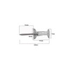 WedDecor Pack of 100 Clear Push Pins for Cork Board