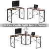 VECELO Folding Computer Desk Simple Laptop Table Home Office Workstation