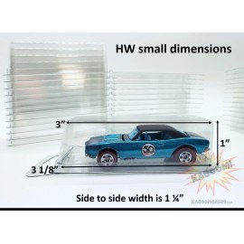 KABOOMcases.com 200 Hot Wheels Plastic Car blister cases clamshells storage display 1/64 diecast