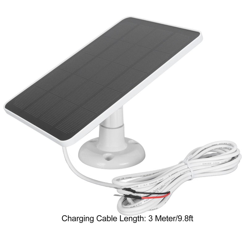 Solar Panel Ladegerät, Solar Panel Solarkamera Ladegerät für Türklingel IP66