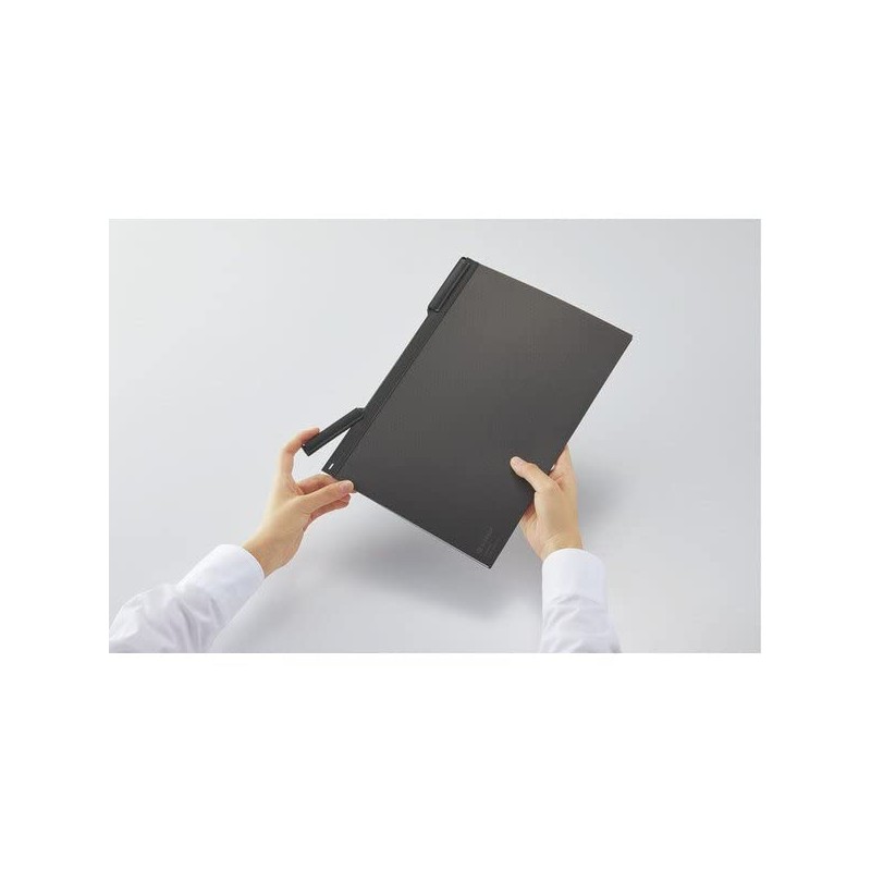 Kokuyo BIZRACK Clip Notebook, A4, Brown Black, No-BRCN202D, Bulk Pack