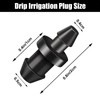 Honoson Drip Irrigation Plugs Drip Irrigation 1/4 Inch Tube Closure