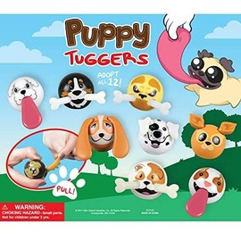 Puppy Tuggers Silly Stretchy Novelty School Party Toys - 12 ct.