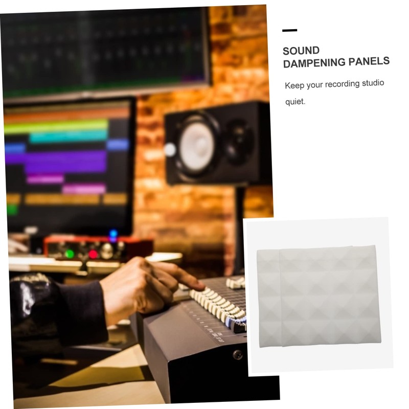 CORHAD Soundproofing Foam White Soundproofing Panels 5cm Sound Absorbing Cotton