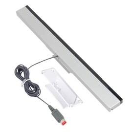 Wii Sensorleiste, Kabelgebundener Empfänger, Sensorleiste für Wii-System, Ray Sensor Bar, Verkabelte Infrarot IR Signal, IR Ray Motion Sensor Mit Stabilem Stan Kompatibel mit Wii/Wii U Game Zubehör