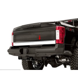 Made in USA! Compatible with 2017-2018 Ford F250/F350/F450 SuperDuty Lower Tailgate Plain Trim 4 1/2'' 1PC