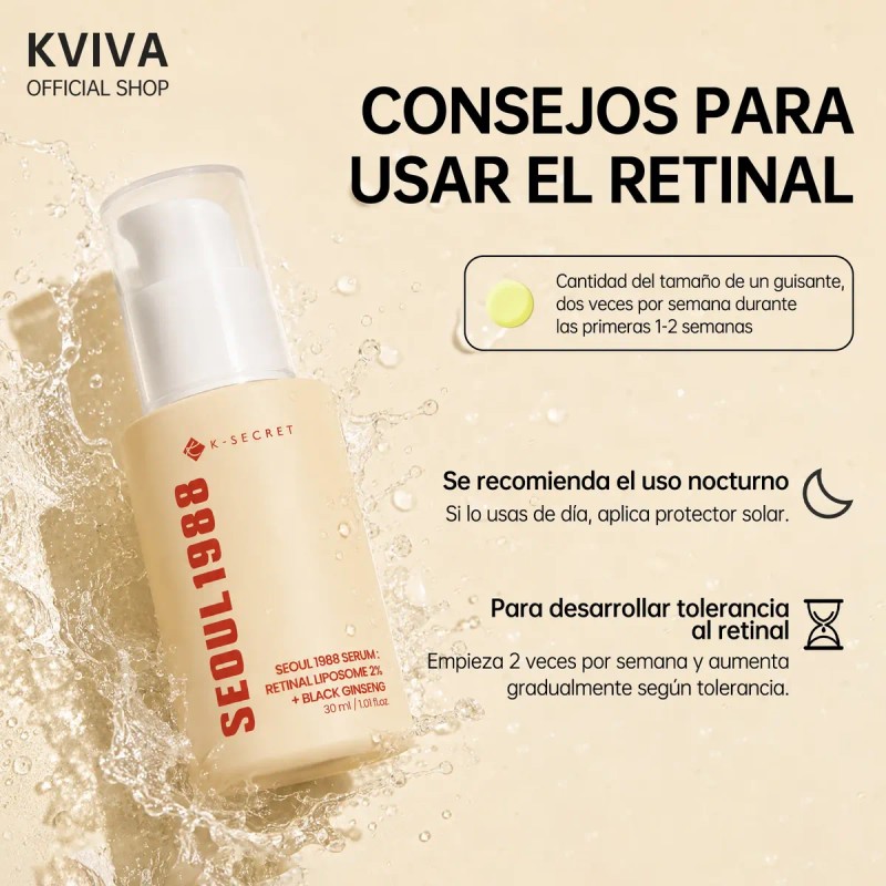 Ksecret Seoul 1988 Sérum Antiarrugas Iluminador Retinal 30ml