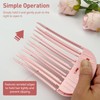 2PCS Pink Shaping Styling Comb, for Fluffy Bangs, No-Trace Root
