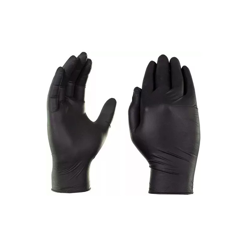 Gauntes Negros Guantes Negros Para Mecánico Grande ( 100 Pz