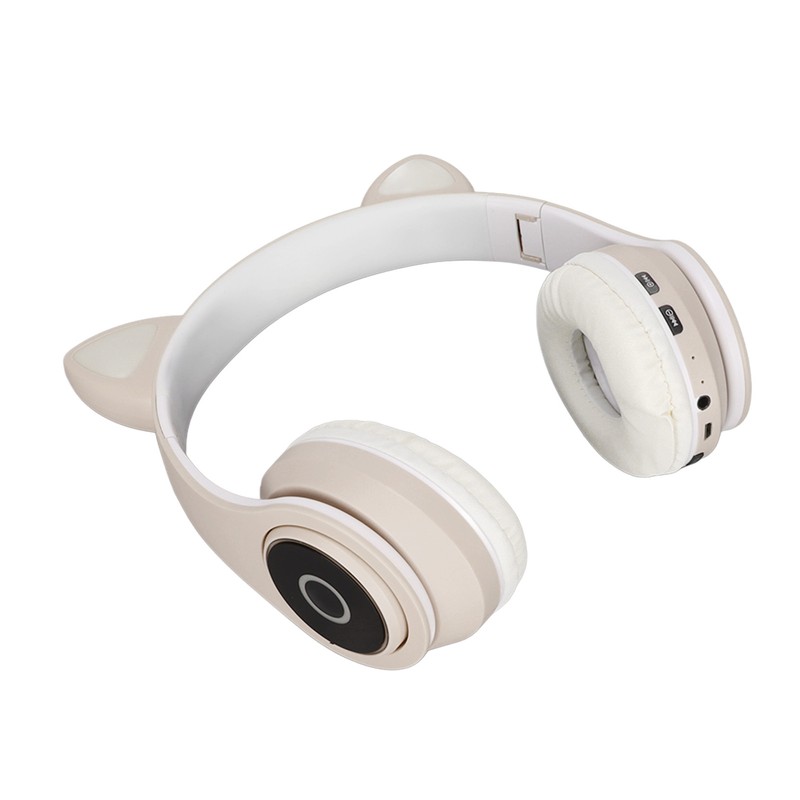 LXB39A Cat Ear Bluetooth Headset Cute Adjustable Bass Portable Wireless