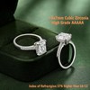 SHELOVES 3 Ct Emerald Cut Engagement Rings 5A CZ Fake