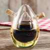 Rosenstein & Söhne Ölflasche: 2in1-Essig- und Öl-Spender aus Glas (Olivenöl