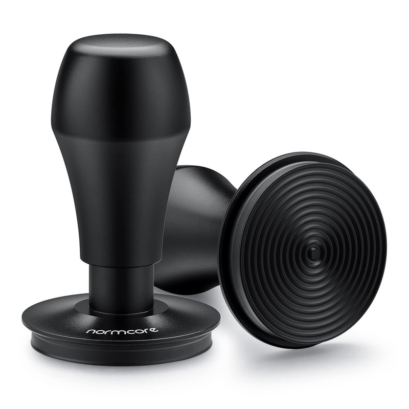 Normcore 53.3mm Espresso Coffee Tamper - Titanium Ripple Plating Base
